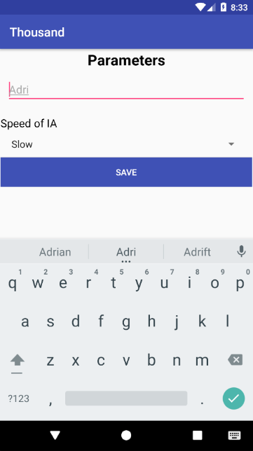 [Paramètres du jeu Thousand (V7)]